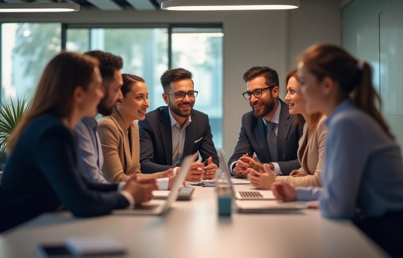 Image representing professional collaboration and teamwork